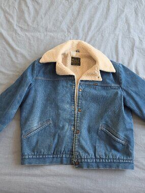 Vintage Wrangler Wrange Coat Denim Jacket - XL - Made in USA